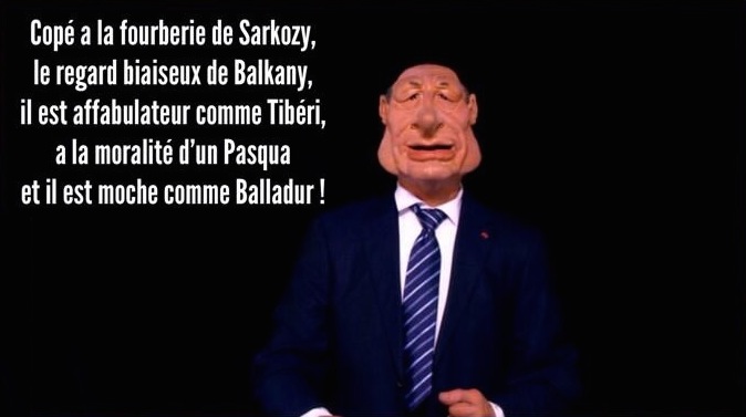 Chirac Copé Canl Guignols