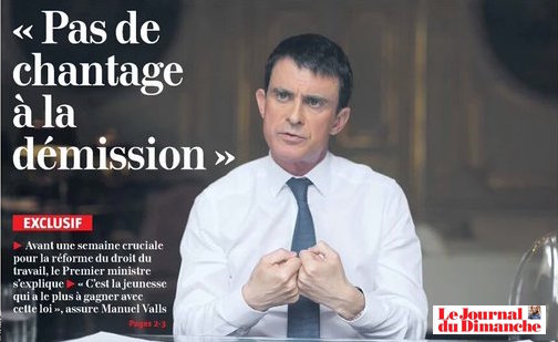 Valls veut s'expliquer JDD